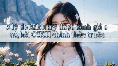 5 lý do 92lottery được đánh giá cao, hỏi CSKH chính thức trước