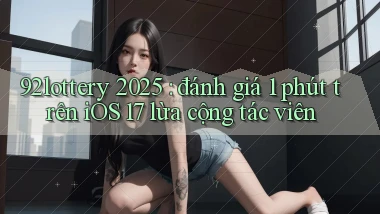 92lottery 2025 đánh giá 1 phút trên iOS 17 lừa cộng tác viên