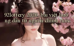 92lottery 2026 bài viết hướng dẫn từ nguồn chính thức