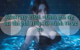 92lottery 2026 đánh giá ngắn chi phí thấp lộ trình từ zero