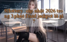92lottery cập nhật 2026 trong 3 phút fixed jackpot là gì