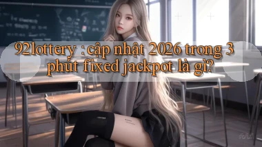 92lottery cập nhật 2026 trong 3 phút fixed jackpot là gì