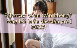92lottery có an toàn không tổng kết tuần cho dân pro (2025)