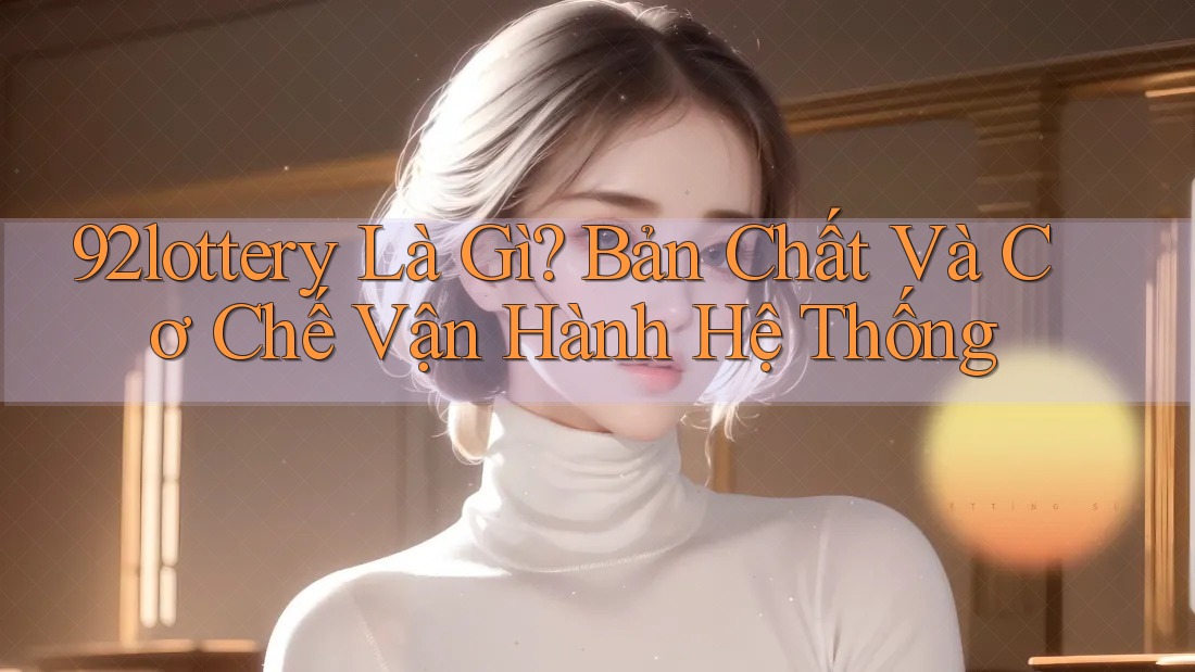 92lottery Là Gì? Bản Chất Và Cơ Chế Vận Hành Hệ Thống 92lottery Là Gì? Bản Chất Và Cơ Chế Vận Hành Hệ Thống