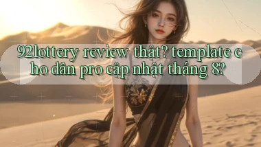 92lottery review thật template cho dân pro cập nhật tháng 8