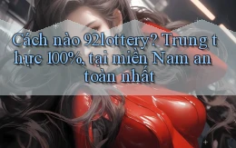 Cách nào 92lottery trung thực 100%, tại miền Nam an toàn nhất