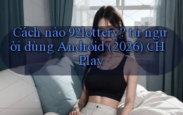 Cách nào 92lottery từ người dùng Android (2026) CH Play