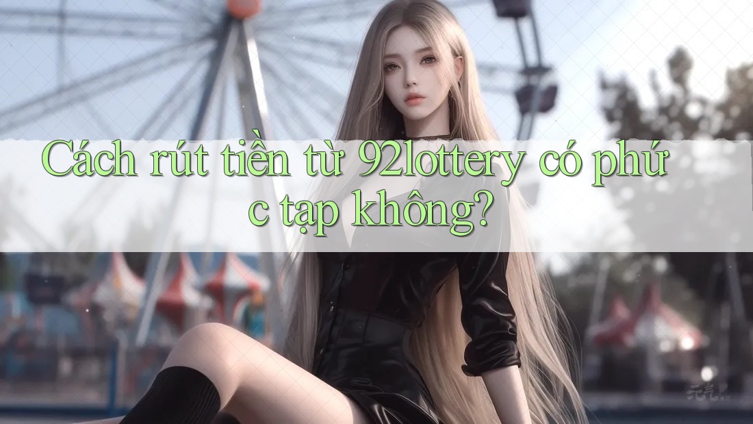 Cách rút tiền từ 92lottery có phức tạp không?