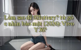 Làm sao để 92lottery từ góc nhìn bảo mật (2026) Vivo Y36