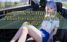 Làm sao để 92lottery từ góc nhìn bảo mật (2026) wifi 2.4GHz