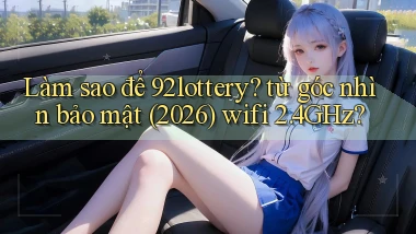 Làm sao để 92lottery từ góc nhìn bảo mật (2026) wifi 2.4GHz
