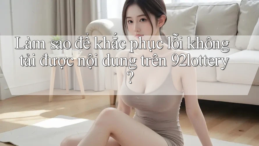 Làm sao để khắc phục lỗi không tải được nội dung trên 92lottery?