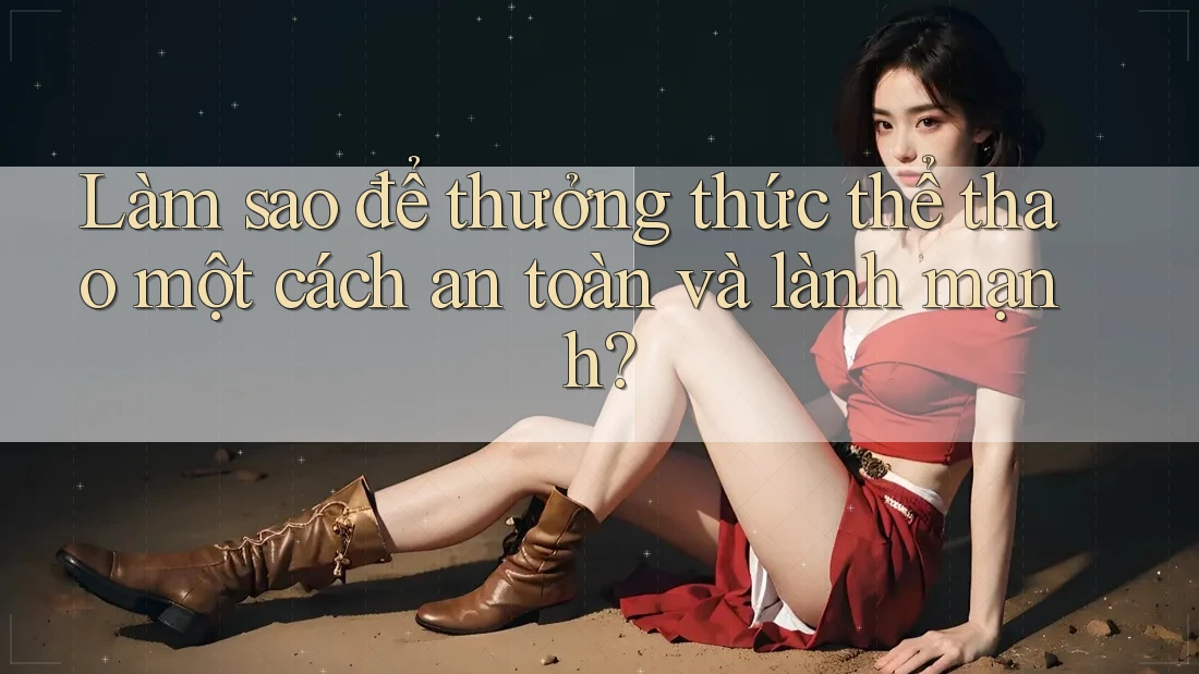 Làm sao để thưởng thức thể thao một cách an toàn và lành mạnh?