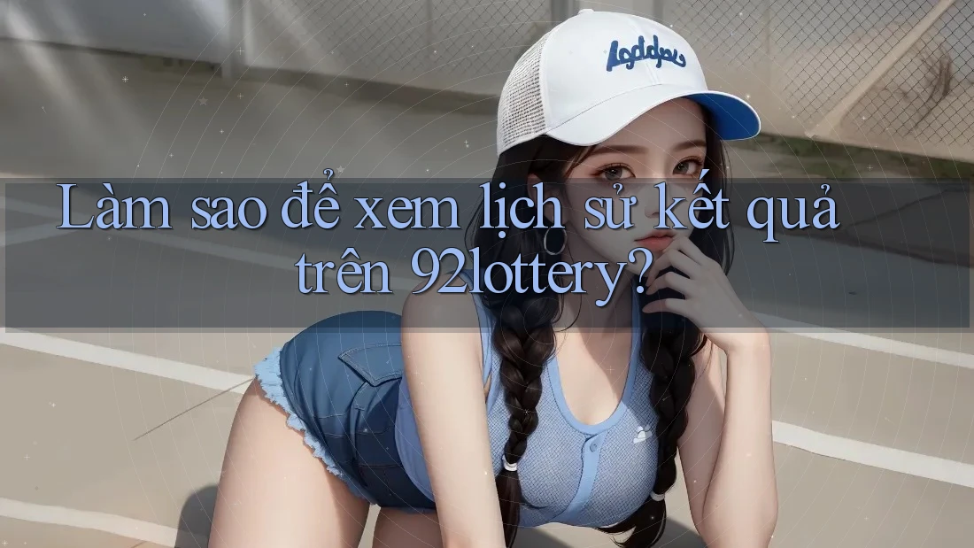 Làm sao để xem lịch sử kết quả trên 92lottery?