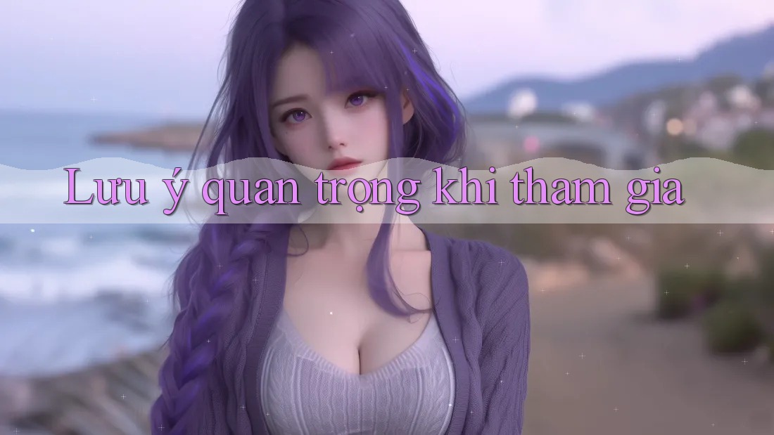 Lưu ý quan trọng khi tham gia