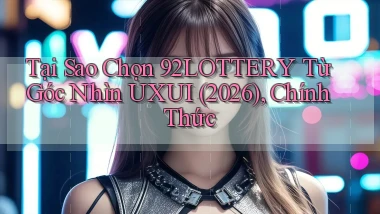 Tại sao chọn 92lottery từ góc nhìn UXUI (2026), chính thức
