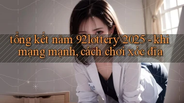 tổng kết năm 92lottery 2025   khi mạng mạnh, cách chơi xóc đĩa