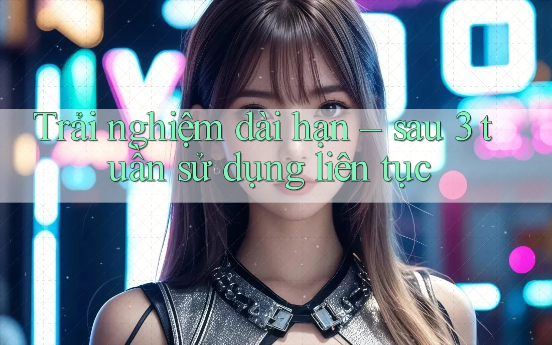 Trải nghiệm dài hạn sau 3 tuần sử dụng liên tục