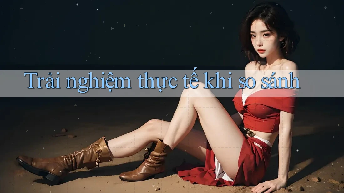 Trải nghiệm thực tế khi so sánh Trải nghiệm thực tế khi so sánh