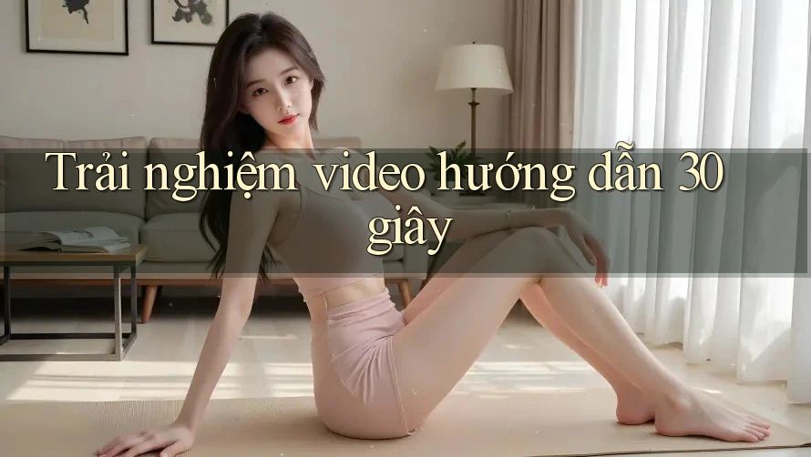 Trải nghiệm video hướng dẫn 30 giây