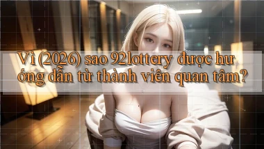 Vì (2026) sao 92lottery được hướng dẫn từ thành viên quan tâm