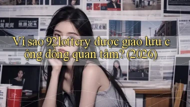 Vì sao 92lottery được giao lưu cộng đồng quan tâm (2026)